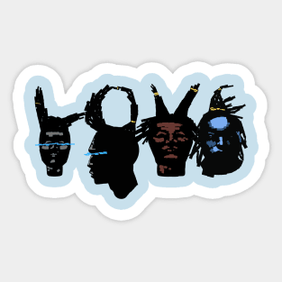 Loc'd In Love Sticker